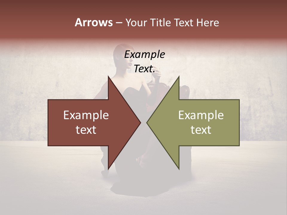 Wall Classic Girl PowerPoint Template