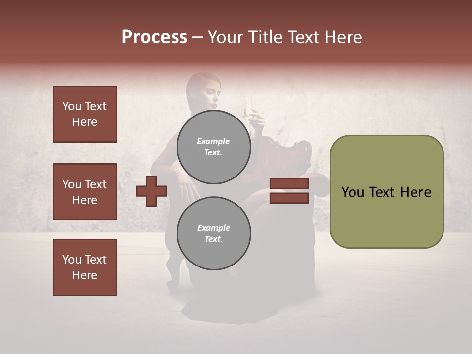 Wall Classic Girl PowerPoint Template