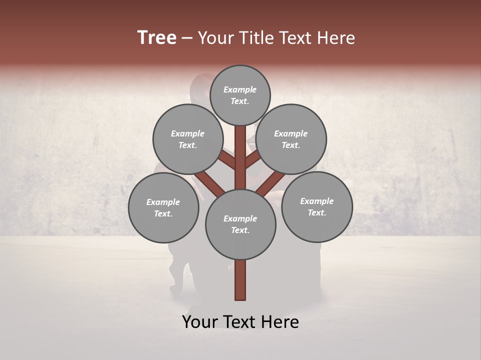 Wall Classic Girl PowerPoint Template