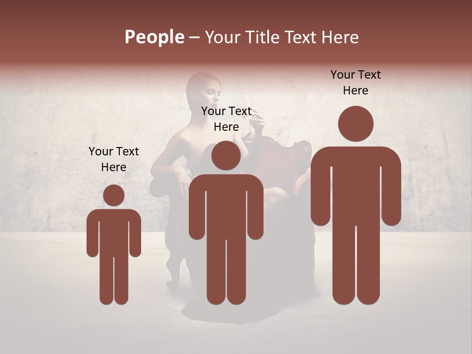 Wall Classic Girl PowerPoint Template