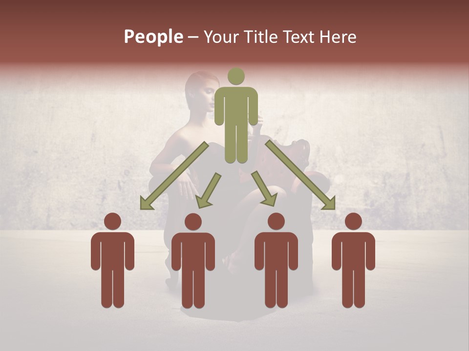 Wall Classic Girl PowerPoint Template