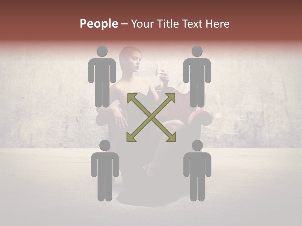 Wall Classic Girl PowerPoint Template