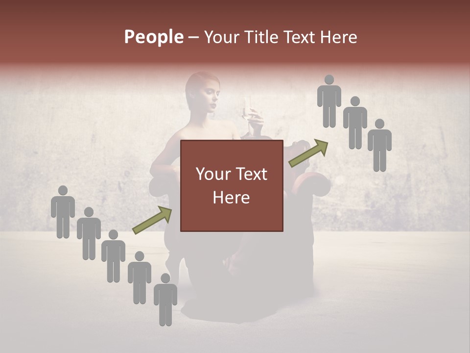 Wall Classic Girl PowerPoint Template