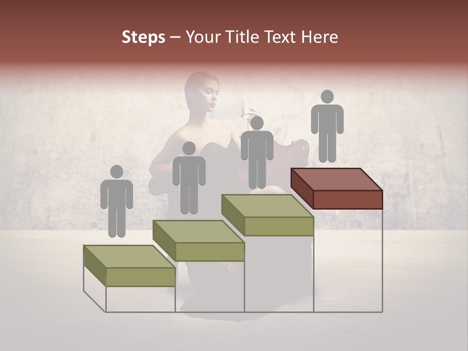 Wall Classic Girl PowerPoint Template