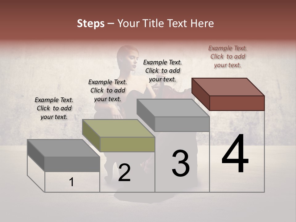 Wall Classic Girl PowerPoint Template