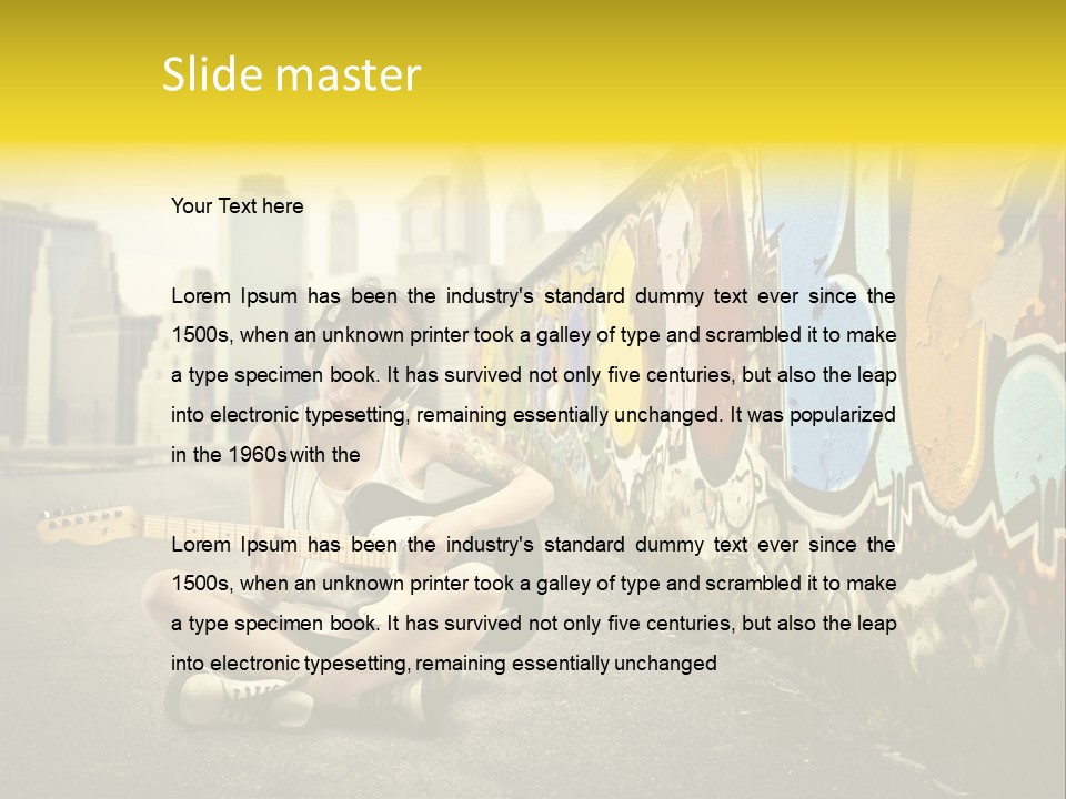 Fashion Eye Wear Woman PowerPoint Template