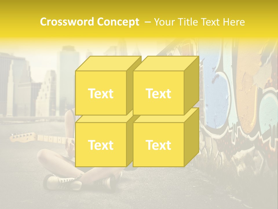 Fashion Eye Wear Woman PowerPoint Template