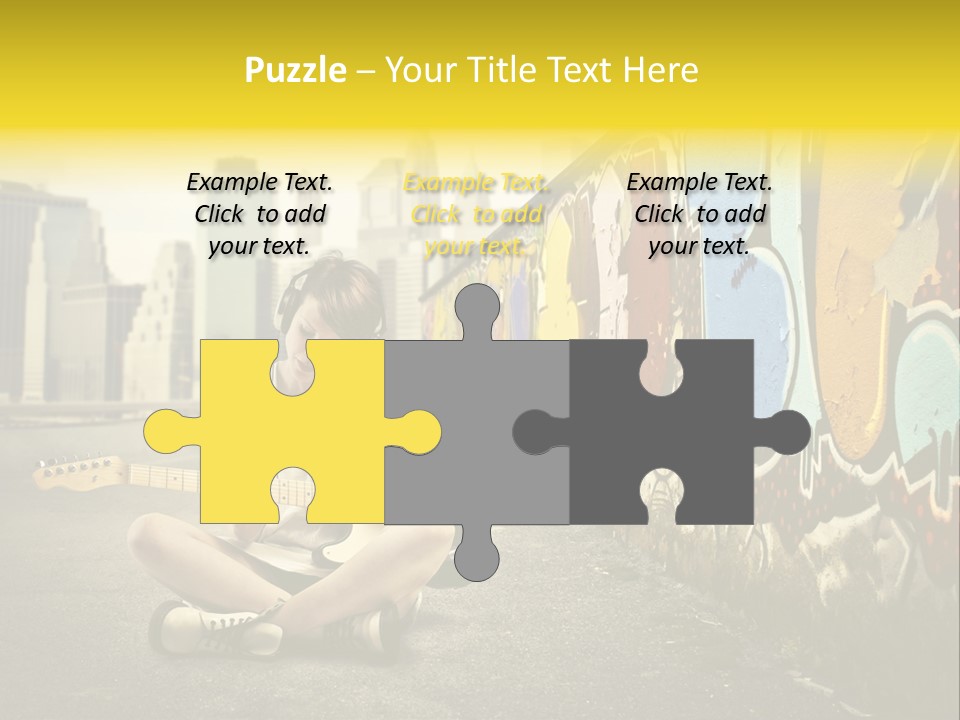 Fashion Eye Wear Woman PowerPoint Template