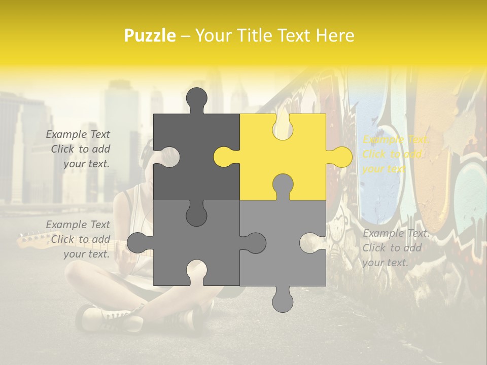 Fashion Eye Wear Woman PowerPoint Template