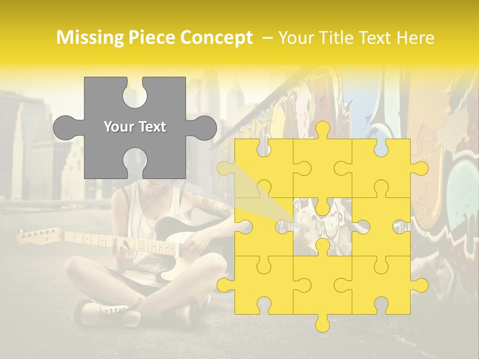 Fashion Eye Wear Woman PowerPoint Template