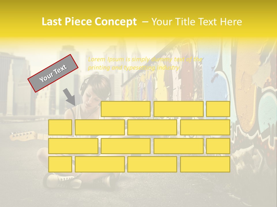 Fashion Eye Wear Woman PowerPoint Template