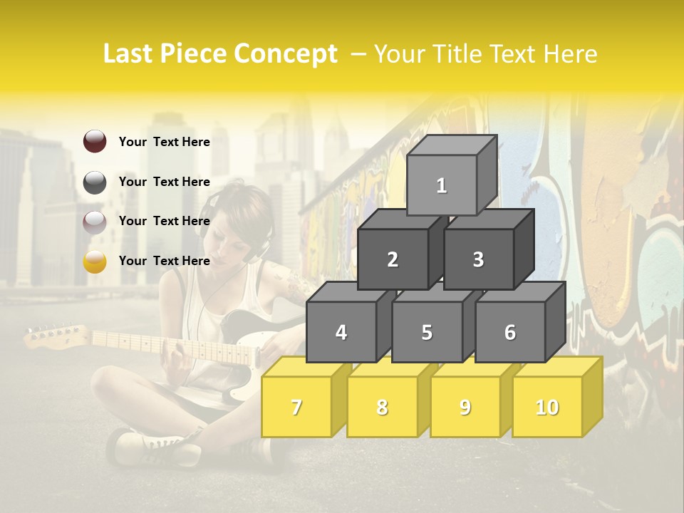 Fashion Eye Wear Woman PowerPoint Template