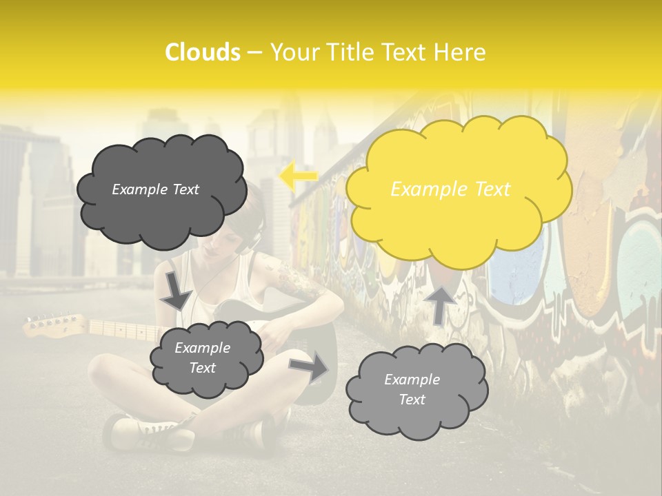 Fashion Eye Wear Woman PowerPoint Template