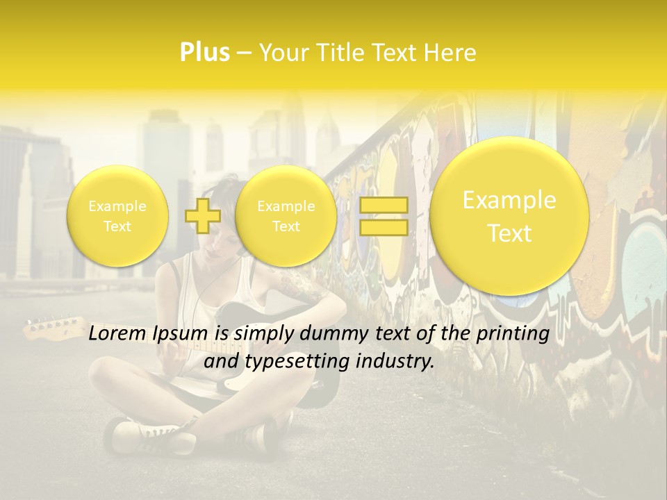 Fashion Eye Wear Woman PowerPoint Template