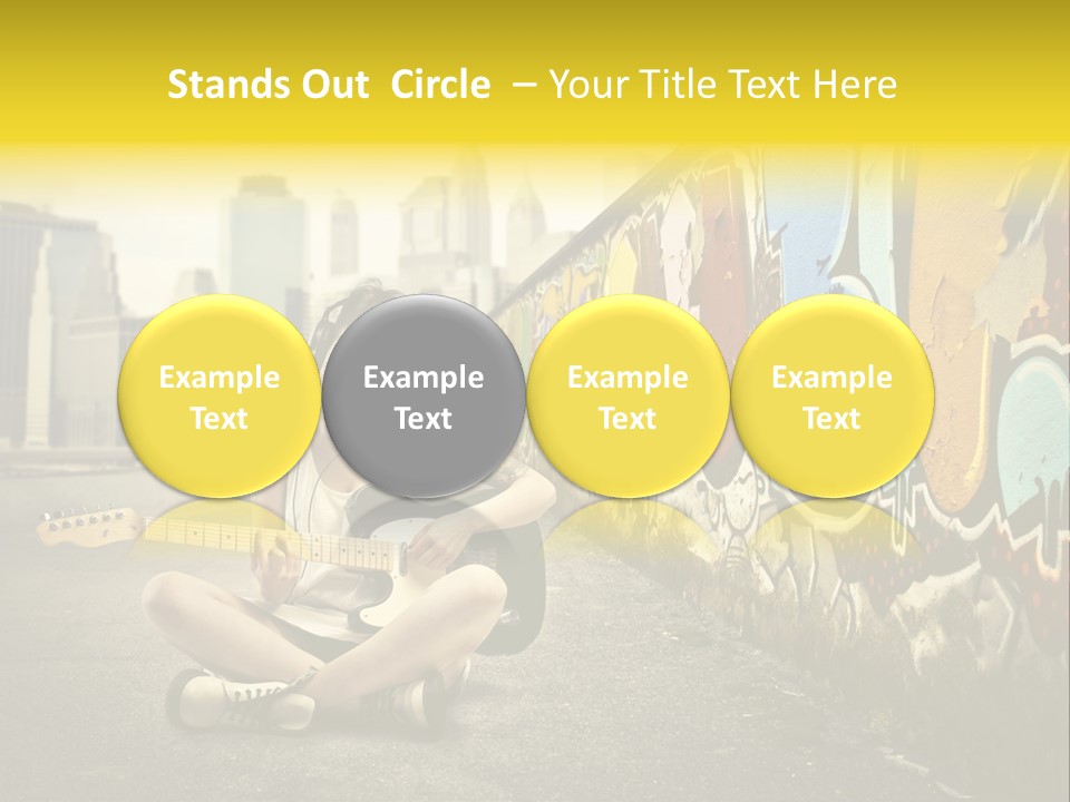 Fashion Eye Wear Woman PowerPoint Template