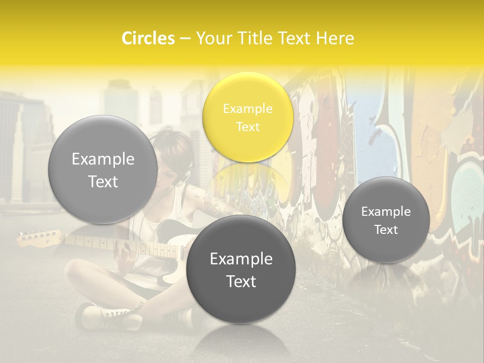 Fashion Eye Wear Woman PowerPoint Template