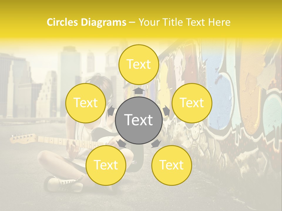 Fashion Eye Wear Woman PowerPoint Template