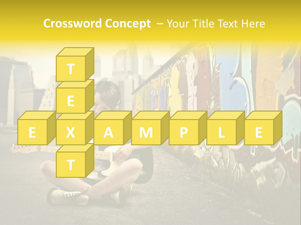 Fashion Eye Wear Woman PowerPoint Template