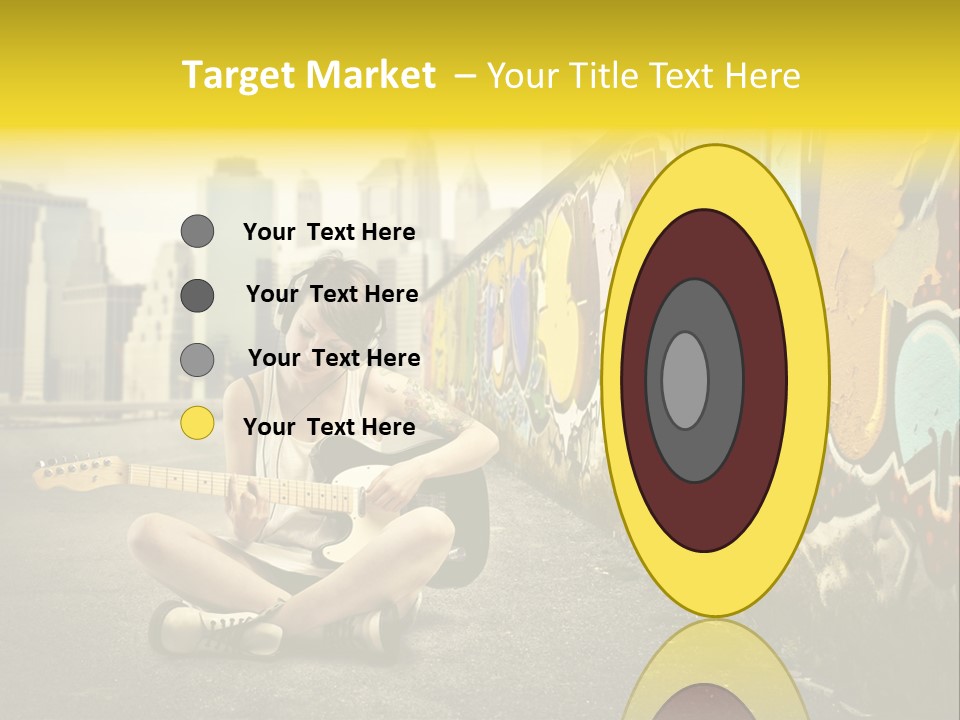 Fashion Eye Wear Woman PowerPoint Template