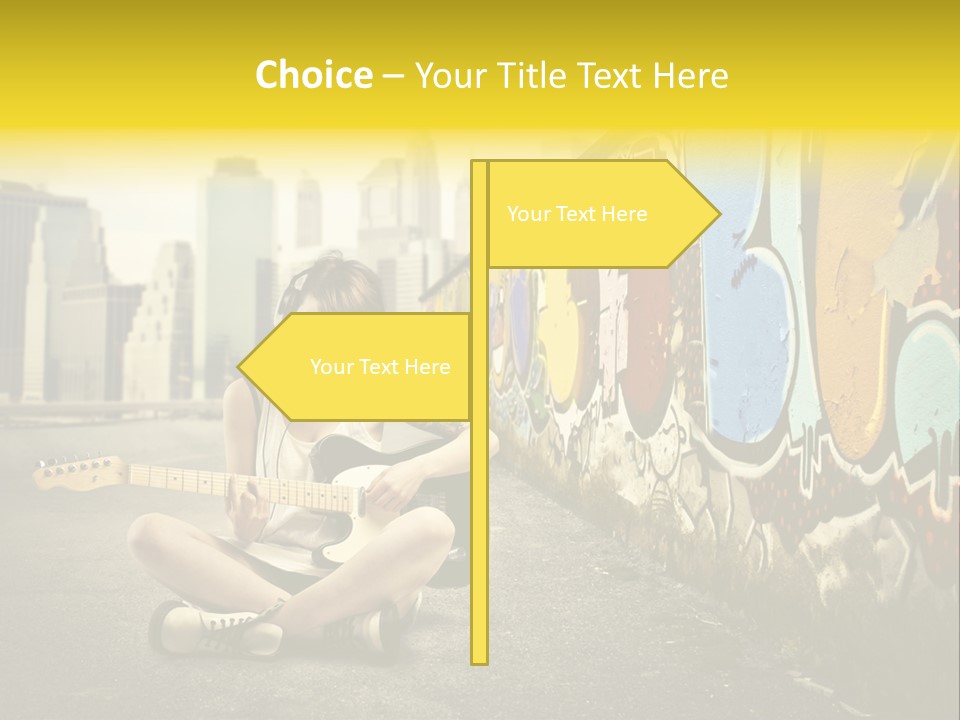 Fashion Eye Wear Woman PowerPoint Template