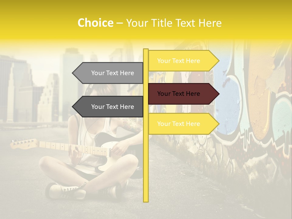 Fashion Eye Wear Woman PowerPoint Template