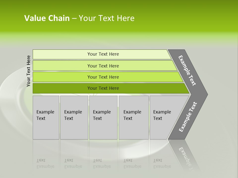 Green Motor Push PowerPoint Template