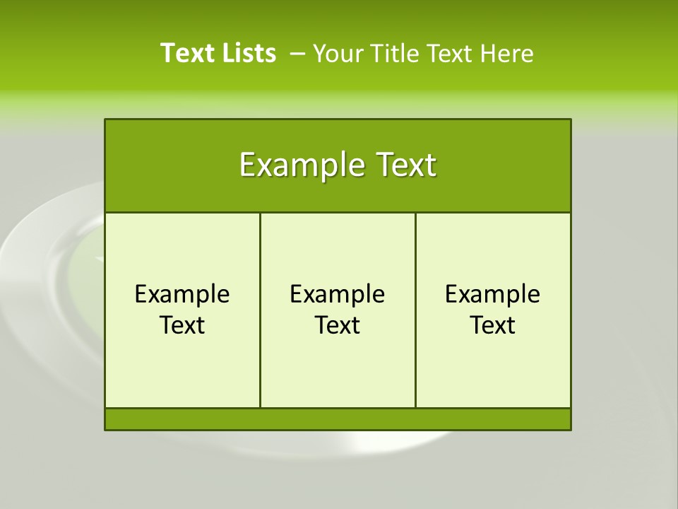 Green Motor Push PowerPoint Template