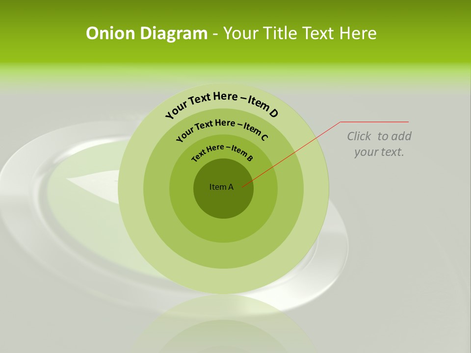 Green Motor Push PowerPoint Template