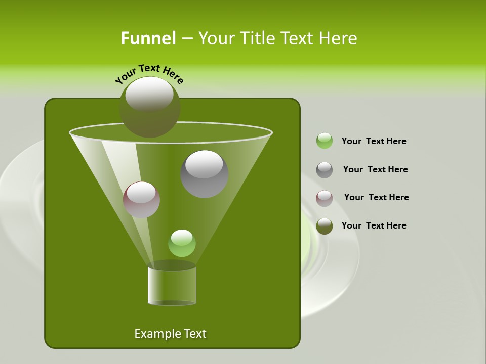 Green Motor Push PowerPoint Template