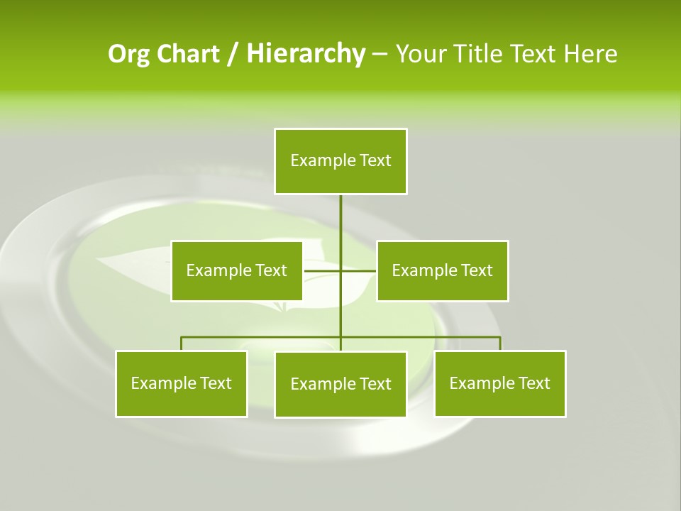 Green Motor Push PowerPoint Template