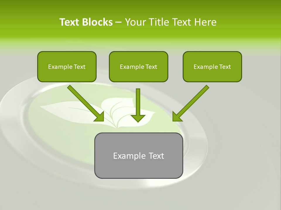 Green Motor Push PowerPoint Template
