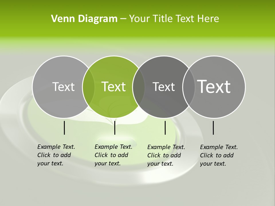 Green Motor Push PowerPoint Template
