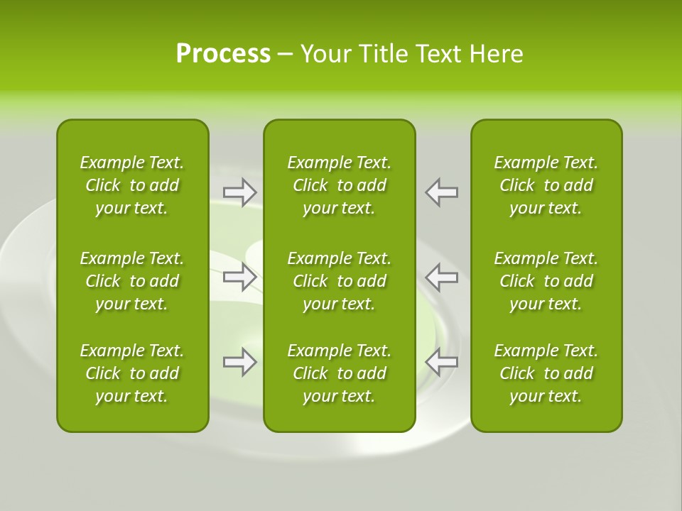 Green Motor Push PowerPoint Template