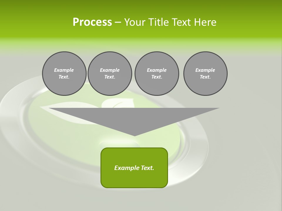 Green Motor Push PowerPoint Template