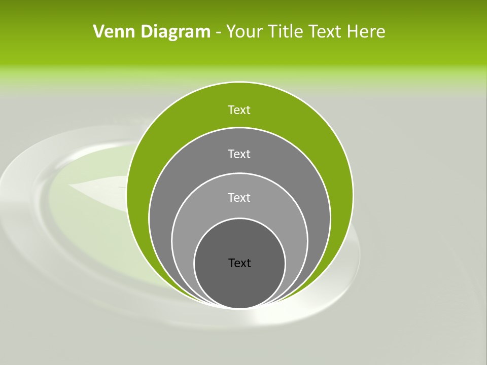 Green Motor Push PowerPoint Template