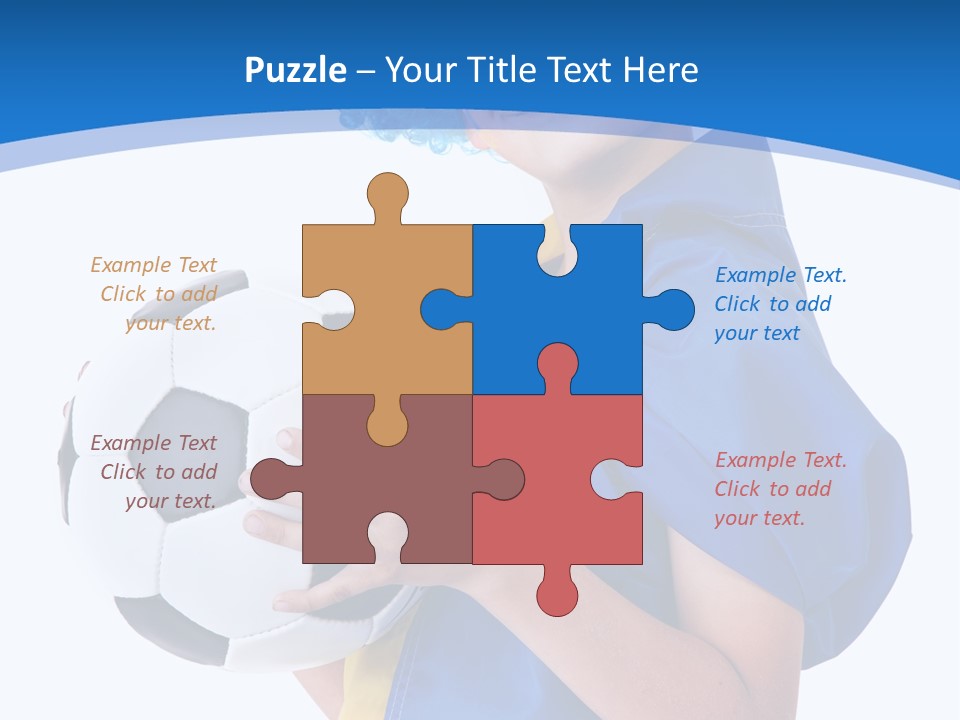 Guy Emotion Blue PowerPoint Template