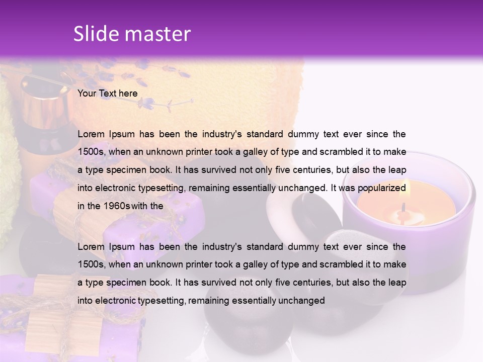 Aroma Color Beauty PowerPoint Template