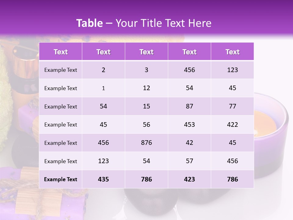Aroma Color Beauty PowerPoint Template