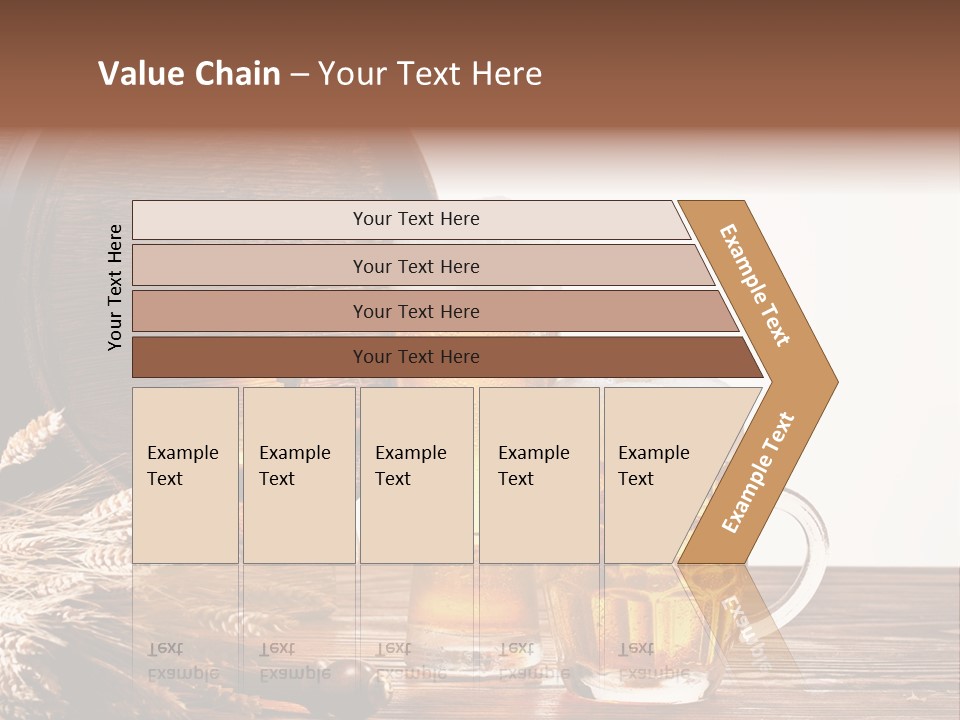 Copyspace Yellow Alcohol PowerPoint Template