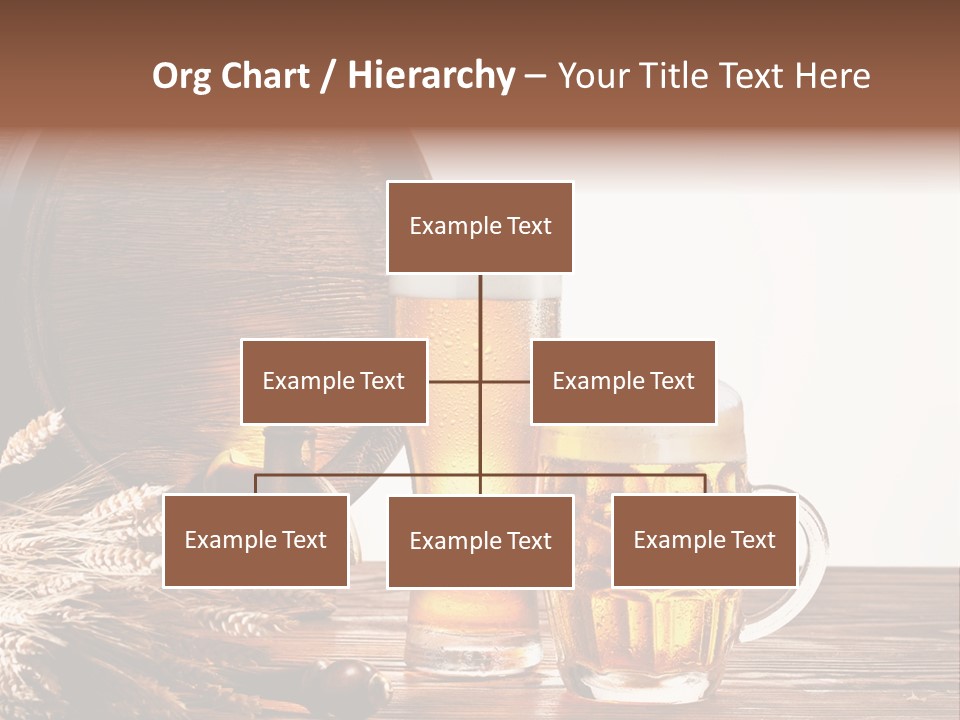 Copyspace Yellow Alcohol PowerPoint Template