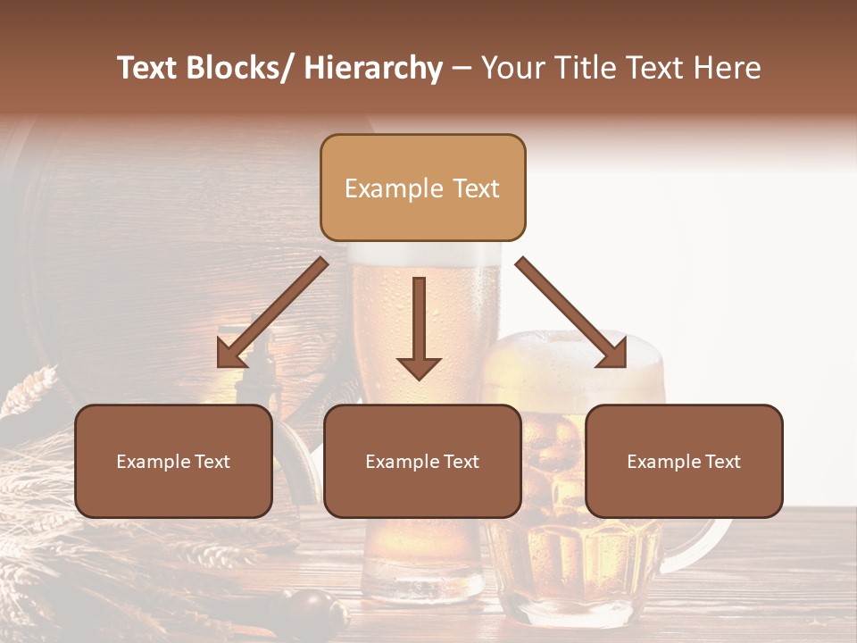 Copyspace Yellow Alcohol PowerPoint Template