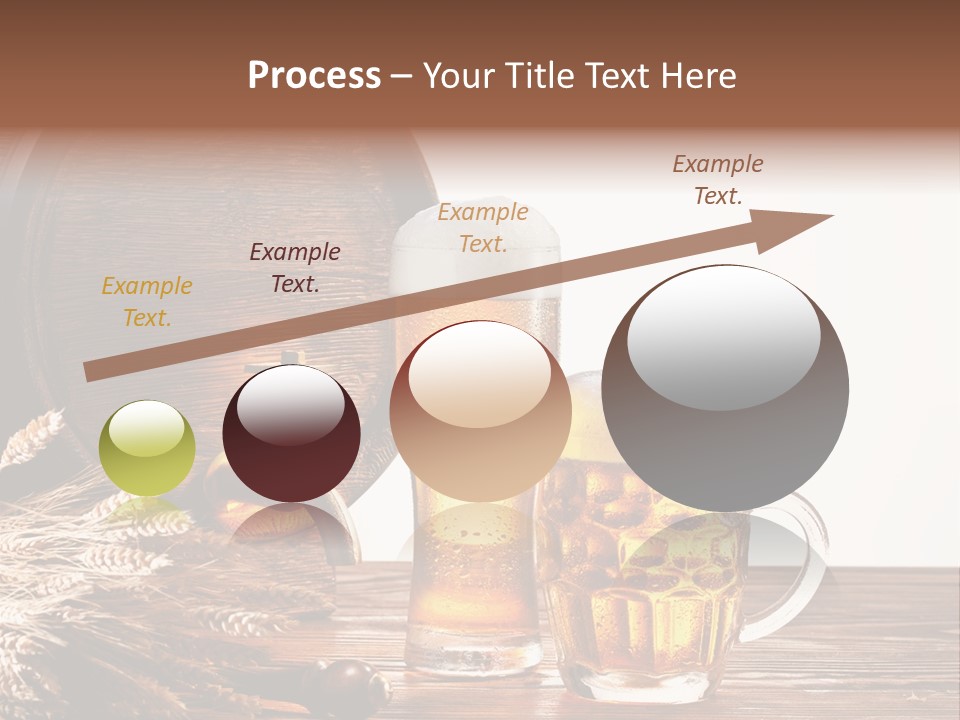 Copyspace Yellow Alcohol PowerPoint Template
