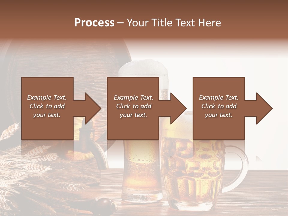 Copyspace Yellow Alcohol PowerPoint Template