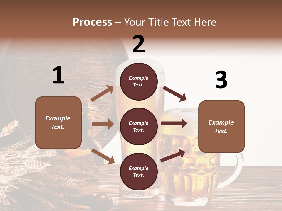 Copyspace Yellow Alcohol PowerPoint Template