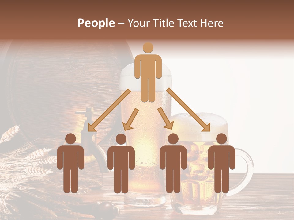 Copyspace Yellow Alcohol PowerPoint Template