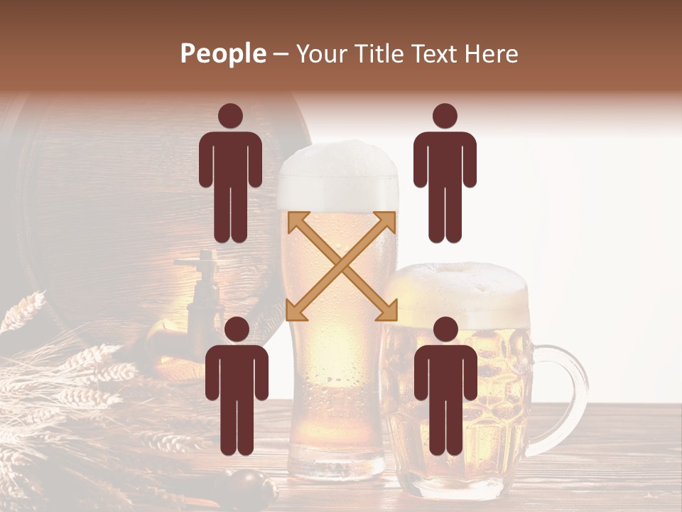 Copyspace Yellow Alcohol PowerPoint Template