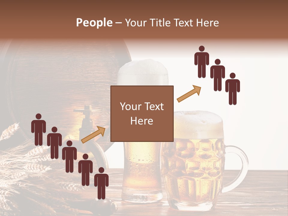 Copyspace Yellow Alcohol PowerPoint Template