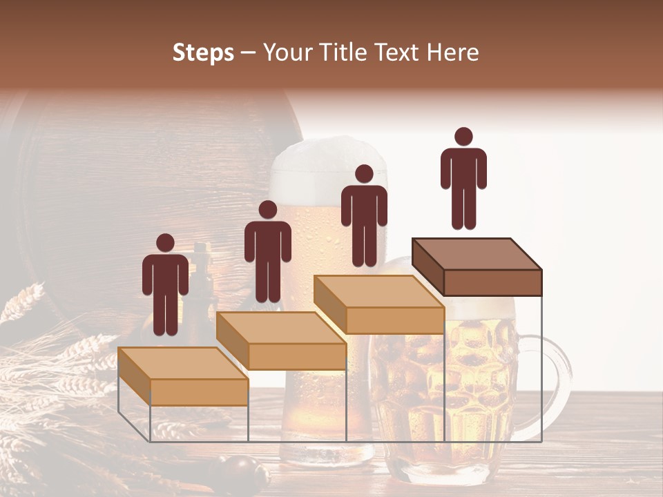 Copyspace Yellow Alcohol PowerPoint Template