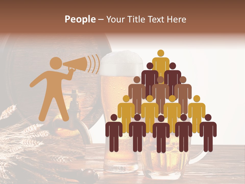 Copyspace Yellow Alcohol PowerPoint Template