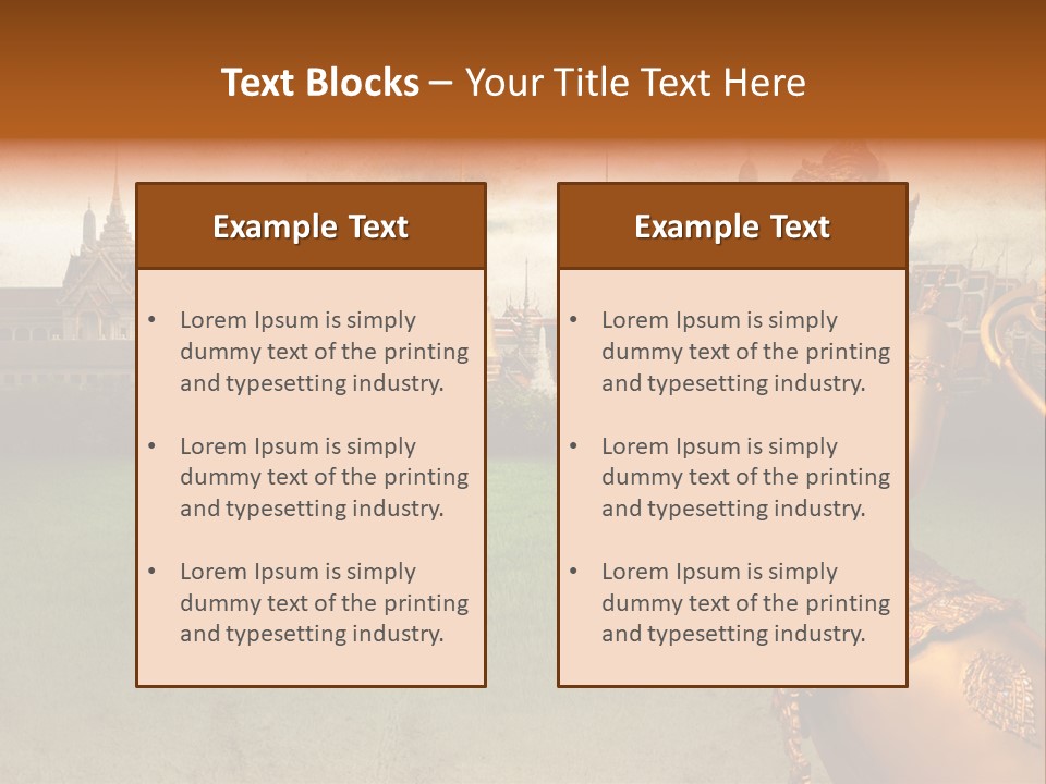 Siam Design Sheet PowerPoint Template